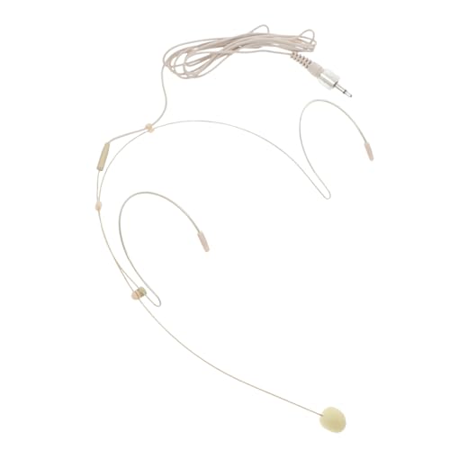 Yardwe Headset Microphone Condenser Pickup for Singing Teaching Lightweight and Flexible Design