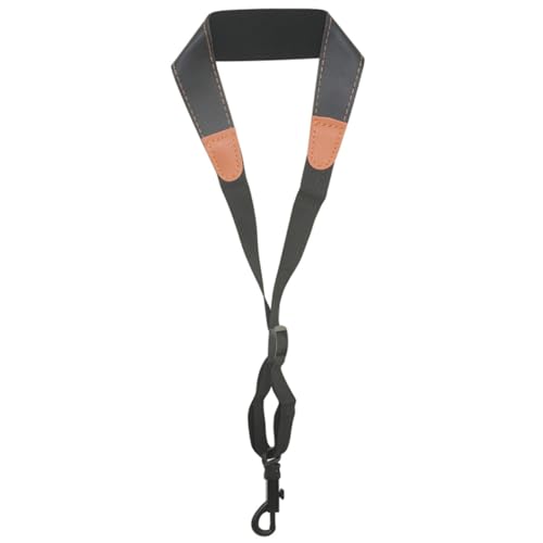 Vaguelly Adjustable Saxophone Neck Strap Durable Replacement Shoulder Strap for Alto Tenor Soprano Saxophones Comfortable and Easy to Install