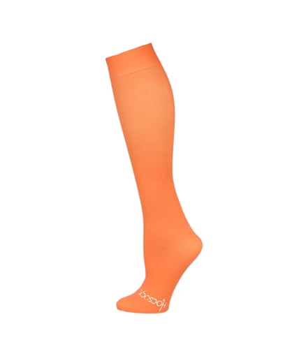 Hocsocx Orange Sherbet Socks Performance Liner Moisture-Wicking Protection for Field Hockey, Ice Hockey, and Soccer