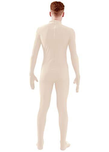 Image of Ensnovo Mens Mock Neck Full Body Unitard Spandex Zentai Suits Costumes