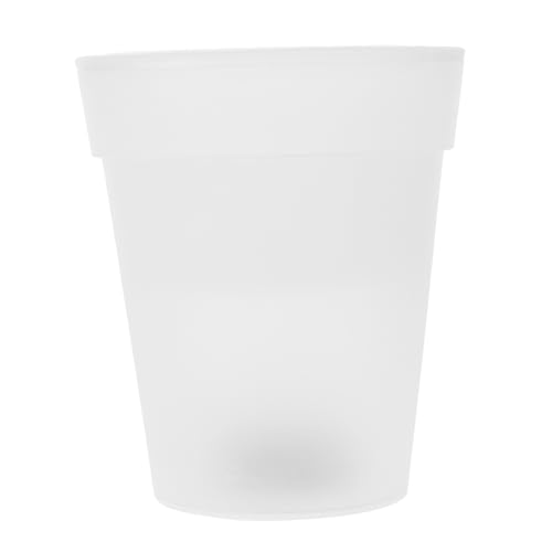 SUPVOX Pot de Fleur Lumineux Extérieur Solaire Étanche 7.5 Pouces pour Balcon Terrasse Décoration Lampe de Pot de Fleurs Créative