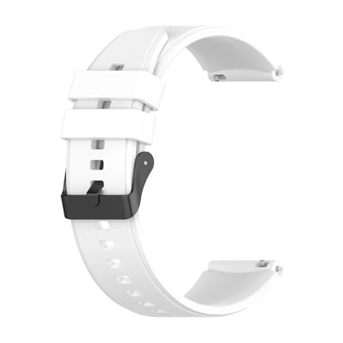 [MEVMEVGNLN] Fit For Amazfit GTR 42mm�u���X���b�g�����p�A�N�Z�T���[�ɓK������V���R���E�H�b�`�o���h(White,For 20mm)
