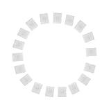 LIFKOME 100pcs Solderless Led Strip Connector Flexible Adapter for Gapless Connection Compatible Led Tape Lights No Tools Required