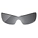 OOWLIT Replacement Lenses Compatible with Oakley Batwolf Sunglass Dark Chrome Polycarbonate Combine8 Polarized