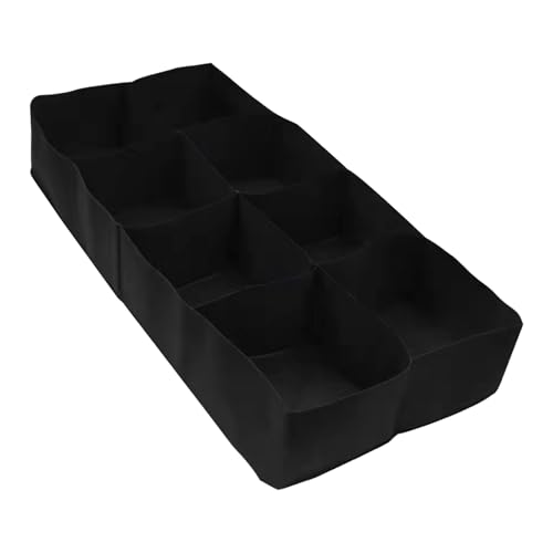 Jardinière rectangulaire en tissu résistant drainant à 8 compartiments - 2