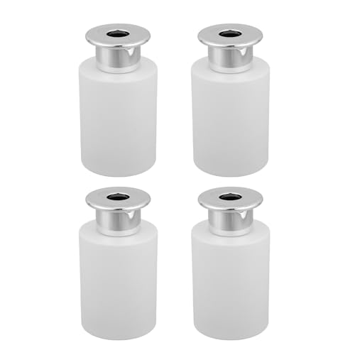 Botellas de vidrio para difusor 120ml blanco mate y fragancias DIY pack 4 2
