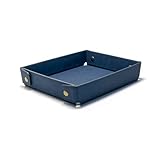 Compact Spaces Valet Tray Organizer – 9.1x7.5x1.8 inches when snapped, 12.7x11.1 inches when unsnapped, limited space to keep EDC essentials neatly stored and ready when you need it, not only for home and office use but for travel Premium & Durable M...