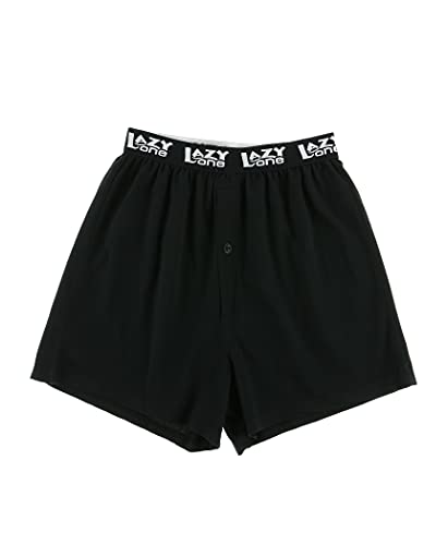 Lazy One Men's Sun Don't Shine-Moose, Bear, Racoon, Possum, Owl Boxers,Black,X-Large #TOP1