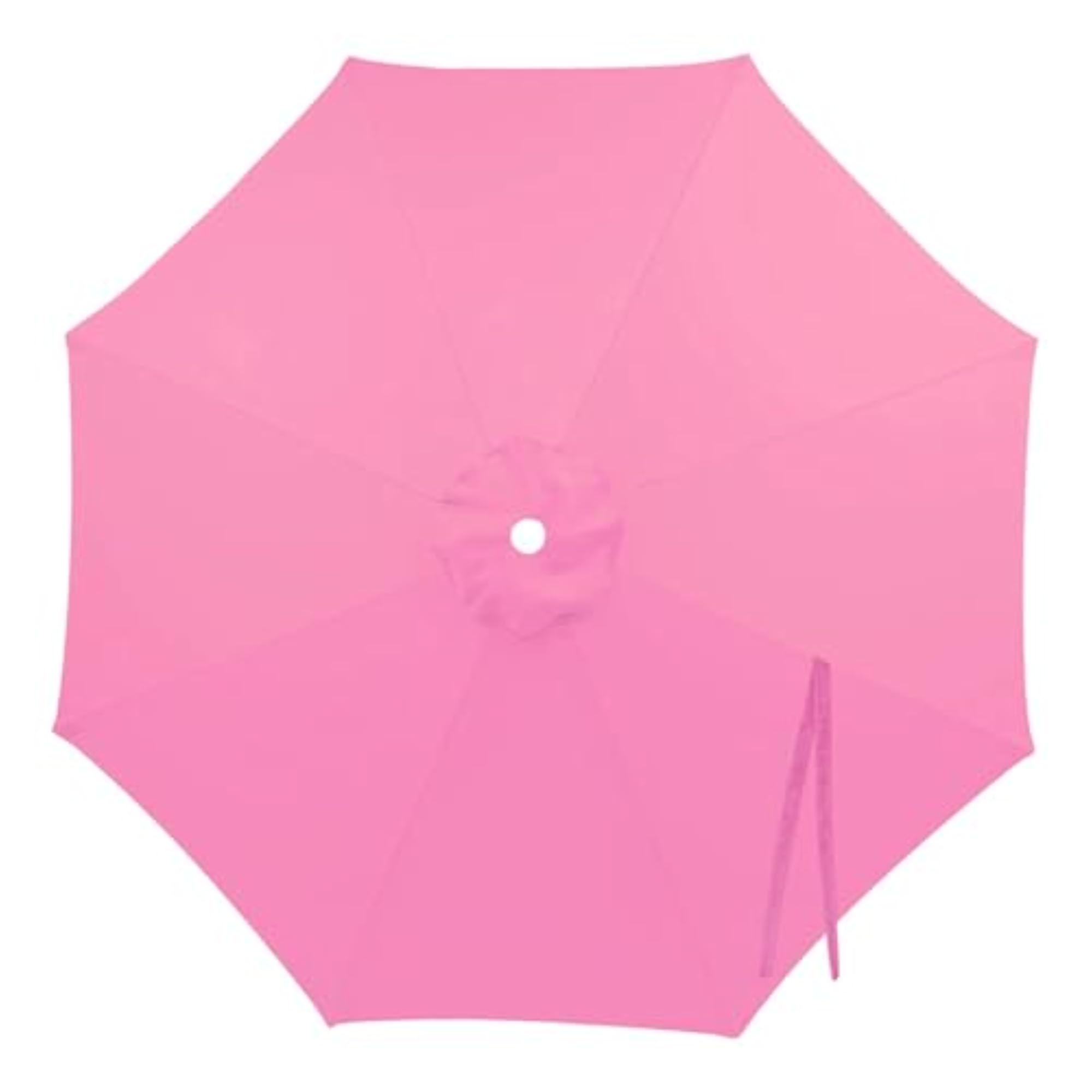 Patio Umbrella Canopy High Density Outdoor Table Umbrella for Pool Deck Yard Pink