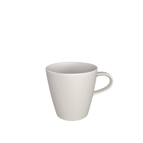 Villeroy & Boch - Manufacture Rock Blanc Coffee Cup, Modern Cup Made from Premium Porcelain, Dishwasher Safe, White