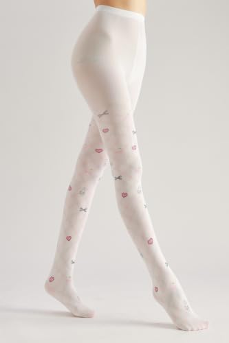 Image of Sahabowi Women's Sheer Tights, Digital Print Designs Stockings