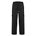 Womens Cargo Sweatpants with Pockets Wide Leg Fleece Lined High Waisted Baggy Sweat Pants Athletic Workout Joggers Black 2X Fall Fashion