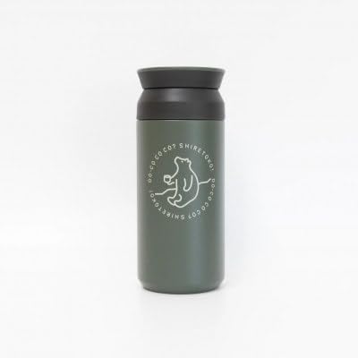 知床トコさんトラベルタンブラー アッシュグリーン 350ml×1本