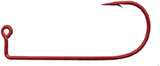 1000 - #2 Eagle Claw 570R Red Jig Hooks for Jig Molds