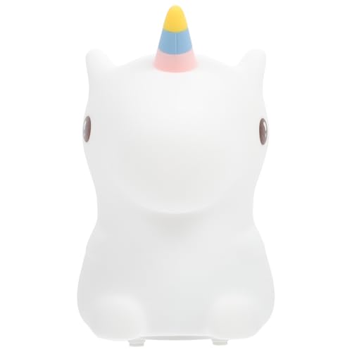 Lámpara de Noche Unicornio de Silicona con LED Multicolor