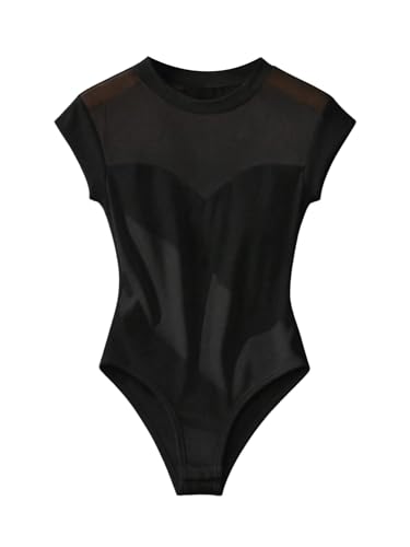 Body en maille extensible avec manches à ailes originales pour silhouette estivale chic - 2