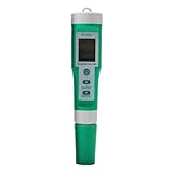 TDS EC PH Salzgehaltsmessgerät ORP H2 SG TEMP Monitorlösung Wasserqualität Dünger Resistenz-Tester für Schwimmbad, Aquarium (Color : YY-1010)