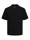 Jack & Jones Premium Pull pour adulte Coupe normale Col polo Manches courtes