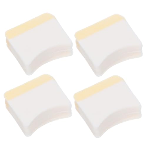 Ipetboom 160 piezas Almohadillas de Algodón Desmaquillantes Forma de Arco para Pestañas Cómodas y Prácticas Paquete de Unidades para Limpieza Facial y Eliminación de Crema de Pestañas