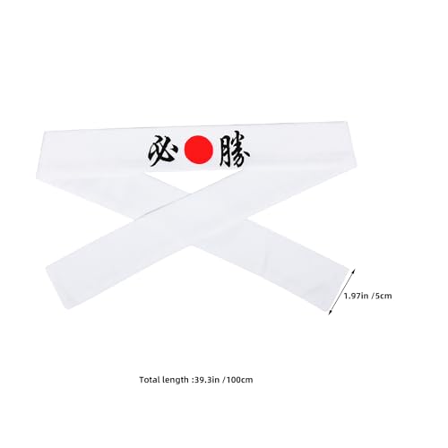 Pañuelos de samurái ajustables pack de 4 bandas de karate y chef 7