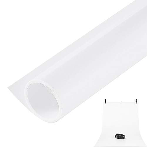 Toile de fond en PVC blanc Meking anti-pli pour réussir vos photos de produits