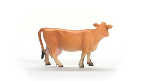 SCHLEICH 13967 Jersey Kuh, ab 3 Jahren, Farm World - Spielfigur, 4 x 14 x 8 cm