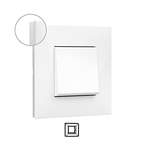 Marco 1 elemento Legrand 741001 serie Valena Next color blanco opal