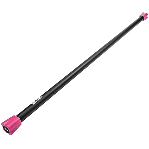 Komodo Aerobic Weighted Body Bar 2kg-10kg Colour Coded Exercise (2kg)