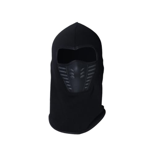 Máscara de Esquí para Hombres Balaclava Caliente Gorro de Protección para Snowboard y Deportes al Aire Libre Antiviento para Ciclismo Negro miniatura 1