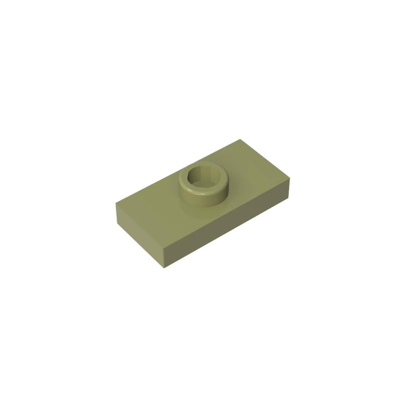 3794 Foundation Plate Special 1x2 with 1 Stud Without Groove, 50 PCS โ image 1