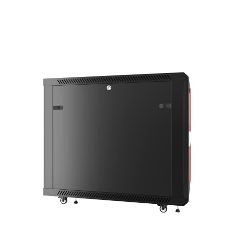 Sysracks Server Rack Network Cabinet Rack 35 Inch Deep Lockable Server On Casters With - Powerbar - Shelf - Fan - Hardware - For Data - Av - Computer - Networking - Pc Equipment (12U 35-Inch Depth) #TOP6