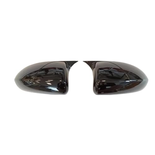 Coque rétroviseur Opel Corsa D noir brillant accessoires auto extérieurs 2 pièces