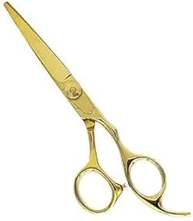 Professional Hair Shears 6.5" Gold Blind Hole Sharp Hair Scissors Hair Cutting Scissors Barber Scissors Barber Shears Haircut Scissors-picture-12