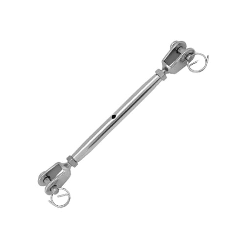 Tendedor Cerrado de Quijada WALFRONT de Acero Inoxidable M8 para Uso Marino, Navegación y Botes miniatura 3