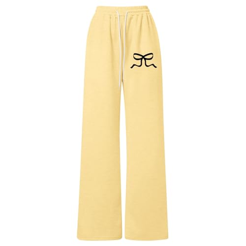 Pantalones de chándal ligeros holgados de niña ropa casual con lazo regulable