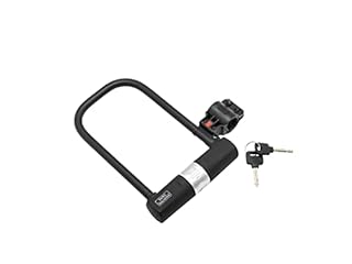 Burg-Wächter 40030 Sold Secure Gold D Lock 1580 HB 165/200, Black, Lightweight