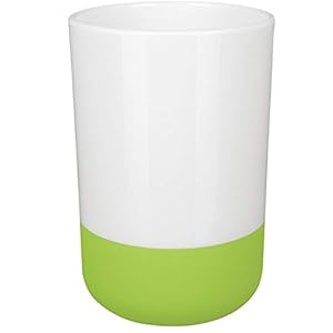 Spirella Tandenborstelbeker Tandenborstelhouder Moji 7,5 x 11,5 cm Groen