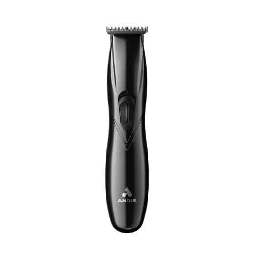 Andis D-8 SlimLine Pro Li Cord/Cordless Rechargeable T-Blade Trimmer - Black