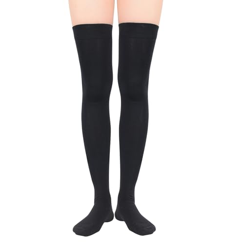 Image of Century Star Casual Thick Thigh High Socks for Women-Solid Over the Knee High Sock Warm Thigh High Boot Stockings