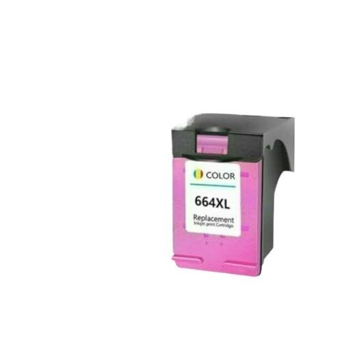 Cartouche d'encre 664XL couleur pour imprimante HP Deskjet 2136 et 3635