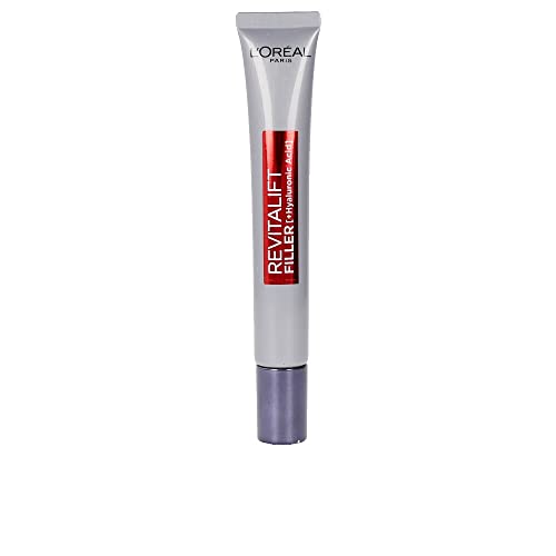 L'Oréal Paris Revitalift Filler Contorno de Ojos Revitalizante, Con Ácido Hialurónico Puro, 15 ml