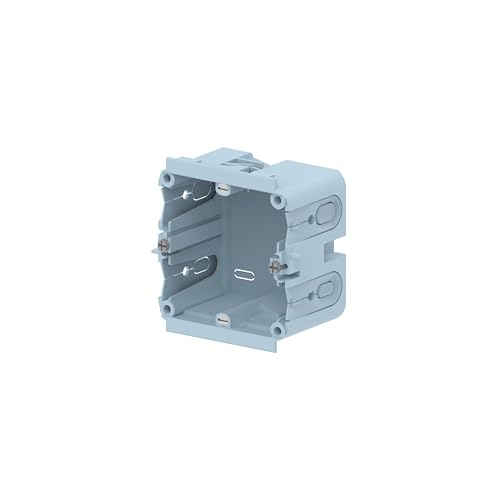 Habengut | Boîte de goulotte 1 Compartiment pour Canal de Parapet 130 x 60 mm – pour unités d'appareils courantes