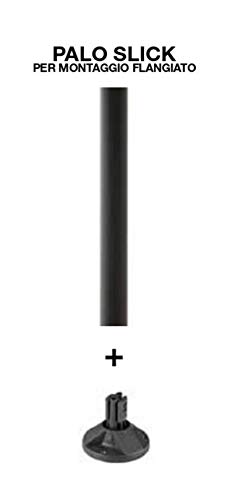 Mareco Post Slick Lamppost Garden Lighting Ball Lamp Mounting On Base Included Diameter 60 mm 1400.400N - Altezza 2 Metri