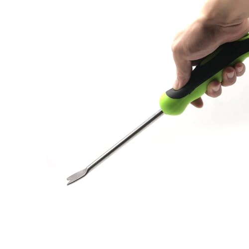 YXCCSE 2 Pcs Hand Weeder Tool Stainless Steel Garden Weeding Tool,Hand Weeder Garden Weeding Removal Weed Puller Tool for Garden Lawn - Thumbnail 4