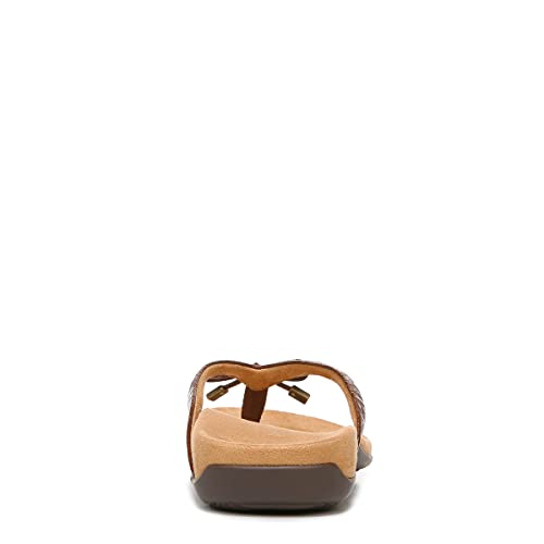 Vionic Women's Rest Bella Toe Post Sandal- Supportive Ladies Orthotic Sandals That Include Vio Motion Technology With Arch Support Brown Floral Embs 9.5 Narrow #TOP6