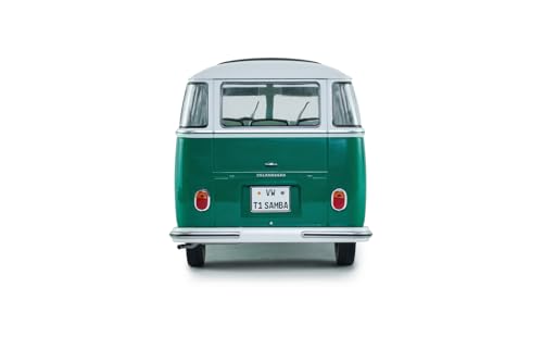 Solido VW T1 Samba 1962 1:18 Modelo Die-Cast Metal Verde/Blanco miniatura 3