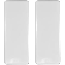 Weatherables Vinyl Fence Post Hole Cover White Vinyl Hole Cover for 1.5in x 5.5in Outdoor Post Pack of 2