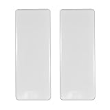 Weatherables Vinyl Fence Post Hole Cover White Vinyl Hole Cover for 1.5in x 5.5in Outdoor Post (Pack of 2)