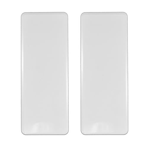 Weatherables Vinyl Fence Post Hole Cover White Vinyl Hole Cover for 1.5in x 5.5in Outdoor Post (Pack of 2)
