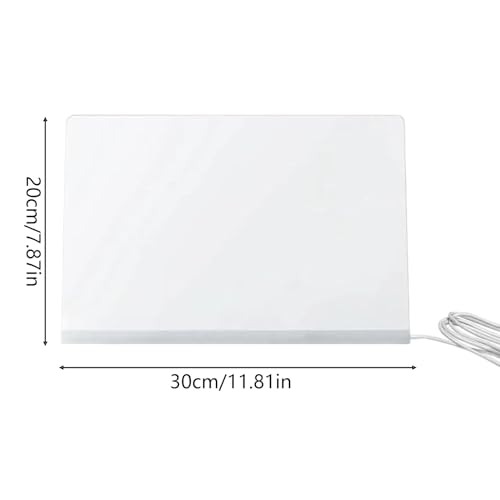 Tableau lumineux LED effaçable à sec avec support réglable - 6